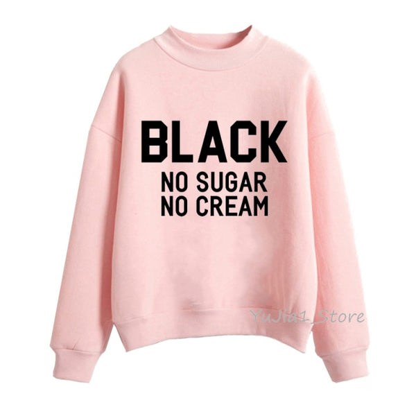 Melanin Poppin pink hoodies women clothing Beautiful black girl print sweatshirt women sweat femme sudadera mujer 2019 tops