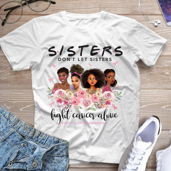 Fight Breast Cancer Black Queen Girl Print Magic T-Shirt Women Fashion Dope Educated Melanin Shirt Summer Top Female Clothes