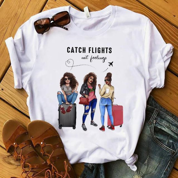 Fight Breast Cancer Black Queen Girl Print Magic T-Shirt Women Fashion Dope Educated Melanin Shirt Summer Top Female Clothes