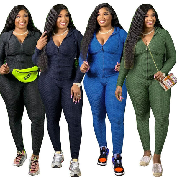 Plus Size Clothing XL-5XL two Piece Set Women tracksuit Sweatshirt Sweatpants joggers Winter Outfit Wholesale Dropshipping 2020