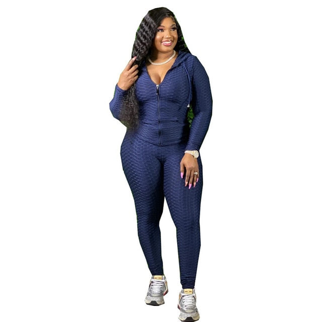 Plus Size Clothing XL-5XL two Piece Set Women tracksuit Sweatshirt Sweatpants joggers Winter Outfit Wholesale Dropshipping 2020