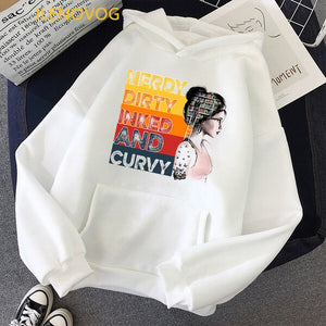 Melanin African Black Girls Hoodies Women Black Girls Magic Sweatshirt Femme Harajuku Jumper Kawaii Winter Clothes Streetwear