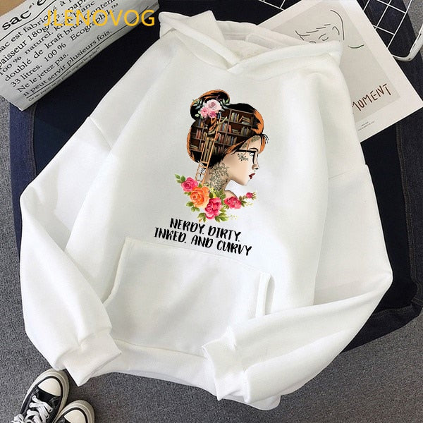 Melanin African Black Girls Hoodies Women Black Girls Magic Sweatshirt Femme Harajuku Jumper Kawaii Winter Clothes Streetwear