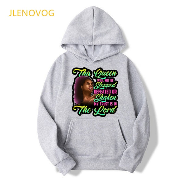 I dont have attitude 90s afro black girl magic sweatshirts women graphic top black lives matter hoodie lady hoody winter fleece