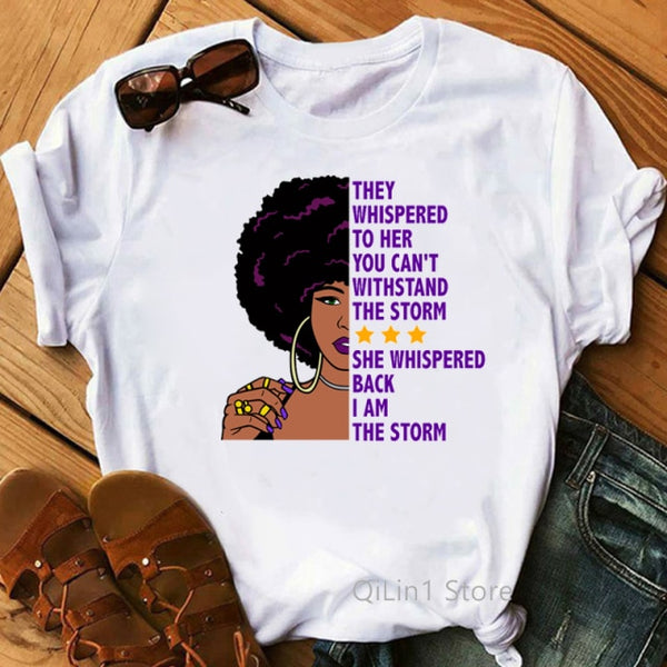 My Skin Color Is Not A Crime Print Black Lives Matter T Shirt Women Black Girl Magic Tee Shirt Femme Summer Top Female T-Shirt