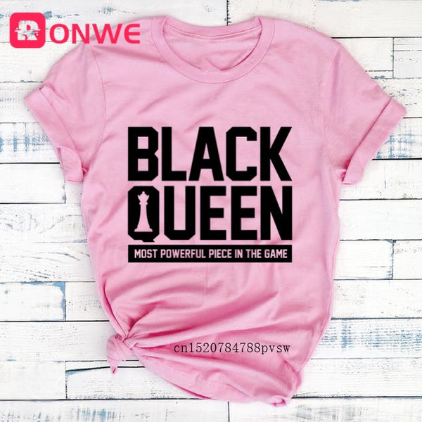 Beauty African Lady Women T shirt African Black Girl History Month Female T-shirt Melanin Tee Shirt,Drop Ship