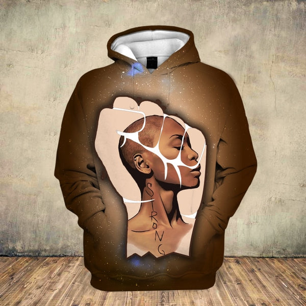 2020 Beautiful Afro Lady Graphic Hoodies Black Girl Rock Jackets Hooded Sweatshirt Women Streetwear Pullovers Hoodies Drop Ship