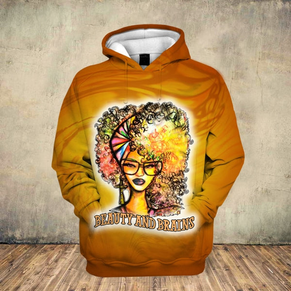 2020 Beautiful Afro Lady Graphic Hoodies Black Girl Rock Jackets Hooded Sweatshirt Women Streetwear Pullovers Hoodies Drop Ship