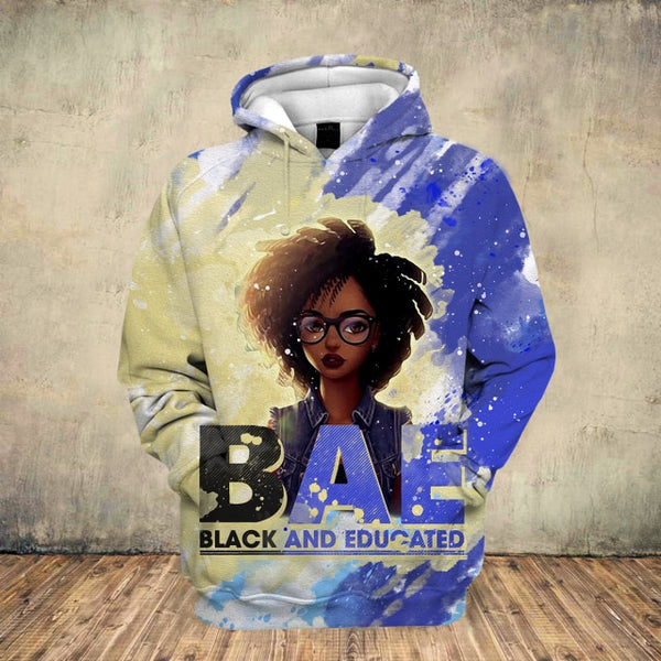 2020 Beautiful Afro Lady Graphic Hoodies Black Girl Rock Jackets Hooded Sweatshirt Women Streetwear Pullovers Hoodies Drop Ship