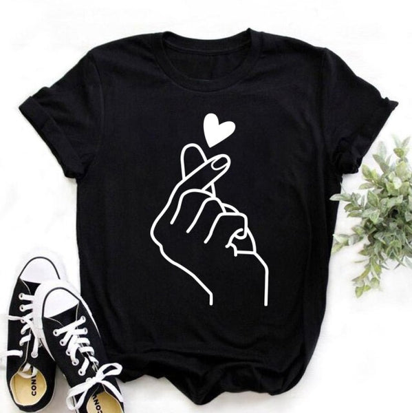 ZOGANKI Faith Hope Love  Casual T-shirt Women T Shirt Summer Casual Short Sleeve Harajuku Tops New Graphic Woman Tees Black Tops