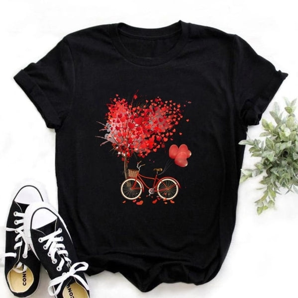 ZOGANKI Faith Hope Love  Casual T-shirt Women T Shirt Summer Casual Short Sleeve Harajuku Tops New Graphic Woman Tees Black Tops