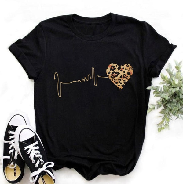 ZOGANKI Faith Hope Love  Casual T-shirt Women T Shirt Summer Casual Short Sleeve Harajuku Tops New Graphic Woman Tees Black Tops