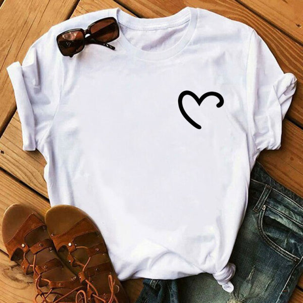 ZOGANKI Faith Hope Love  Casual T-shirt Women T Shirt Summer Casual Short Sleeve Harajuku Tops New Graphic Woman Tees Black Tops