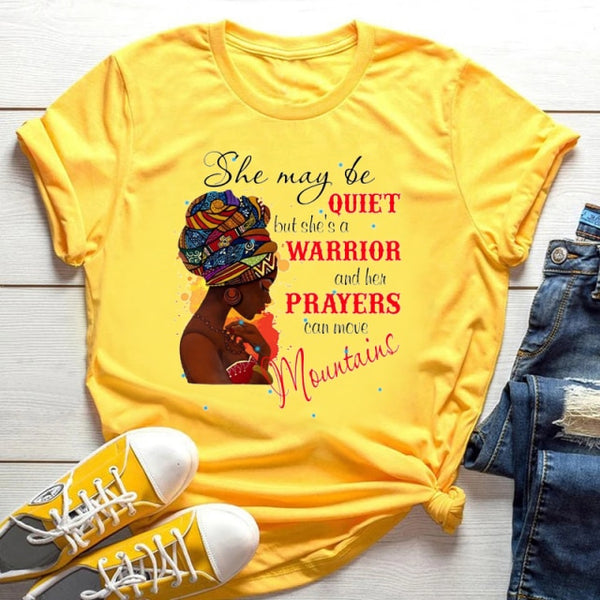 God Says You Are Black Girl is Beautiful Magic Tshirt Melanin Women T Shirt Femme Black Lives Matter Juneteenth Tops