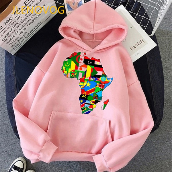 Fashion black girl magic hoodies women melanin poppin sweatshirt women BLM velcet thick wning coat winter autumn clothes