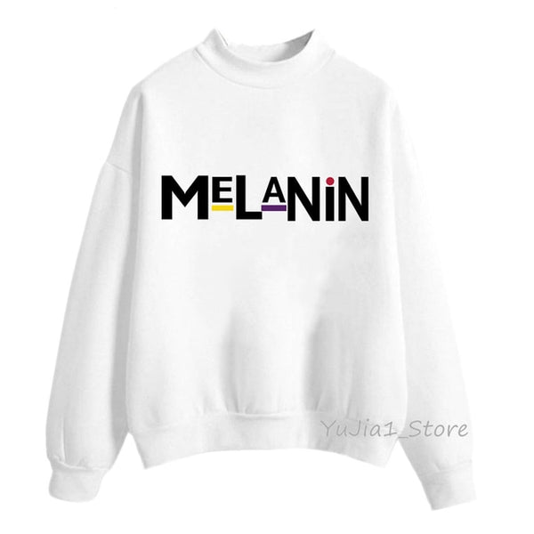 new arrival 2021 Melanin Poppin hoodies women clothing Beautiful black curly hairs girl printed sweatshirt women sudadera mujer