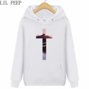 Black friday Funny Christian Cross God Jesus Faith Hope Graphic Women Sweatshirt Aesthetic Harajuku Hoodies Hip Hop Streetwear