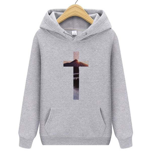 Black friday Funny Christian Cross God Jesus Faith Hope Graphic Women Sweatshirt Aesthetic Harajuku Hoodies Hip Hop Streetwear